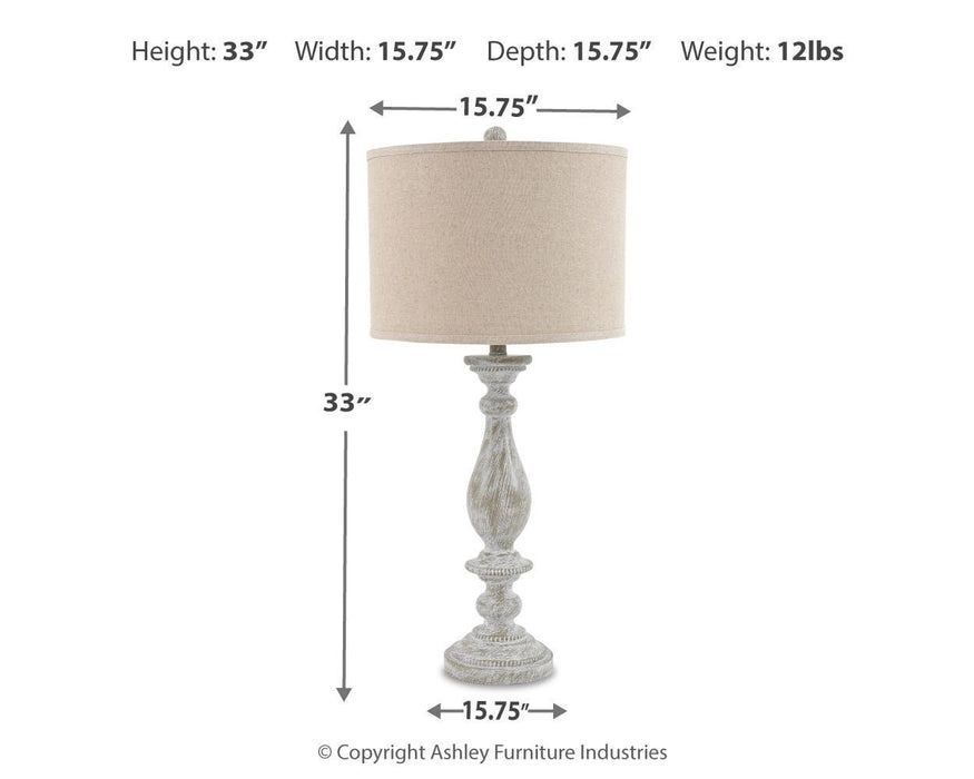 Bernadate Lamp Set - US Furniture & Mattress (Waterbury,CT)*