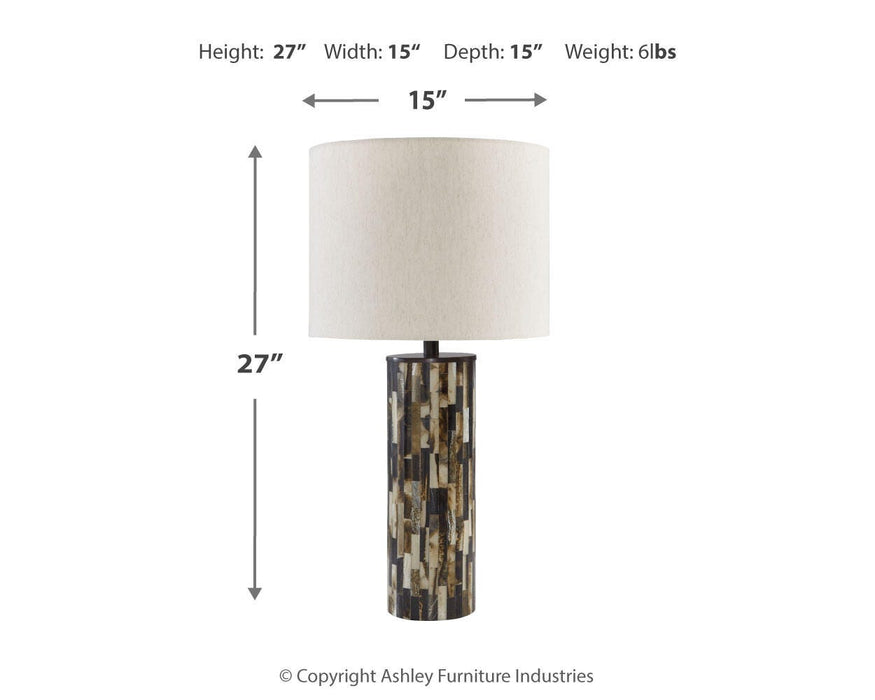 Ellford Lamp Set - US Furniture & Mattress (Waterbury,CT)*