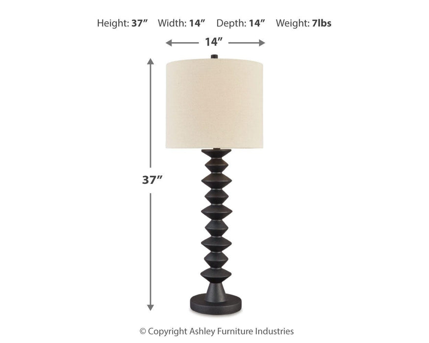 Luanndon Lamp Set - US Furniture & Mattress (Waterbury,CT)*