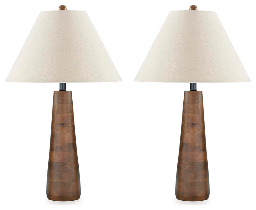 Danset Lamp Set - US Furniture & Mattress (Waterbury,CT)*