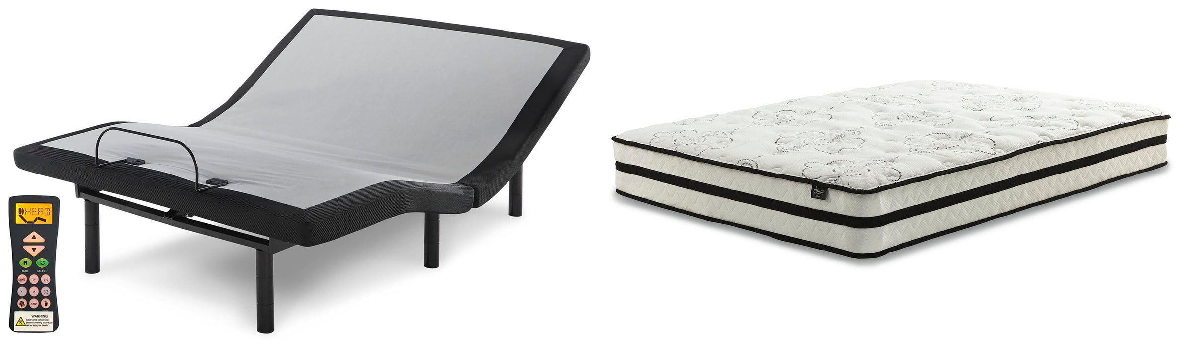 Chime 10 Inch Hybrid Mattress Package - US Furniture & Mattress (Waterbury,CT)*
