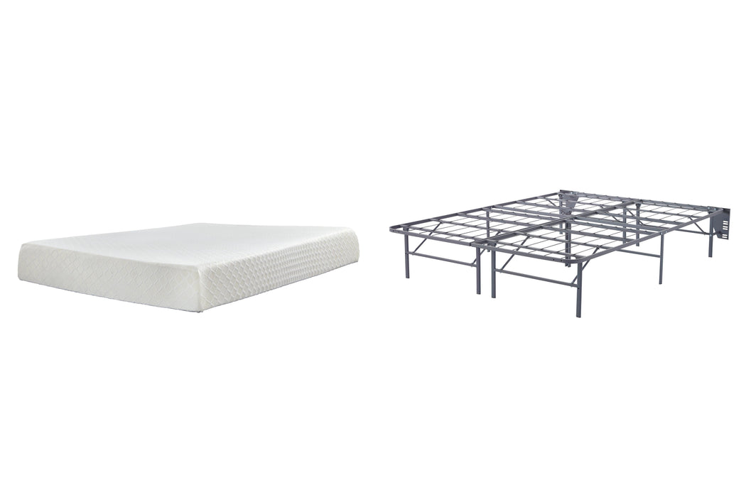 10 Inch Chime Memory Foam Mattress Set - US Furniture & Mattress (Waterbury,CT)*