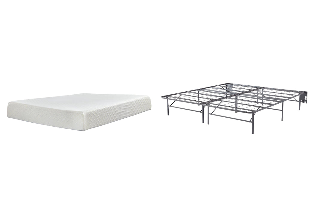 10 Inch Chime Memory Foam Mattress Set - US Furniture & Mattress (Waterbury,CT)*