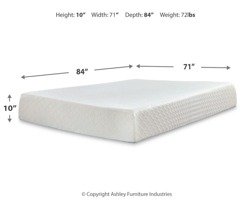 10 Inch Chime Memory Foam Mattress Set - US Furniture & Mattress (Waterbury,CT)*