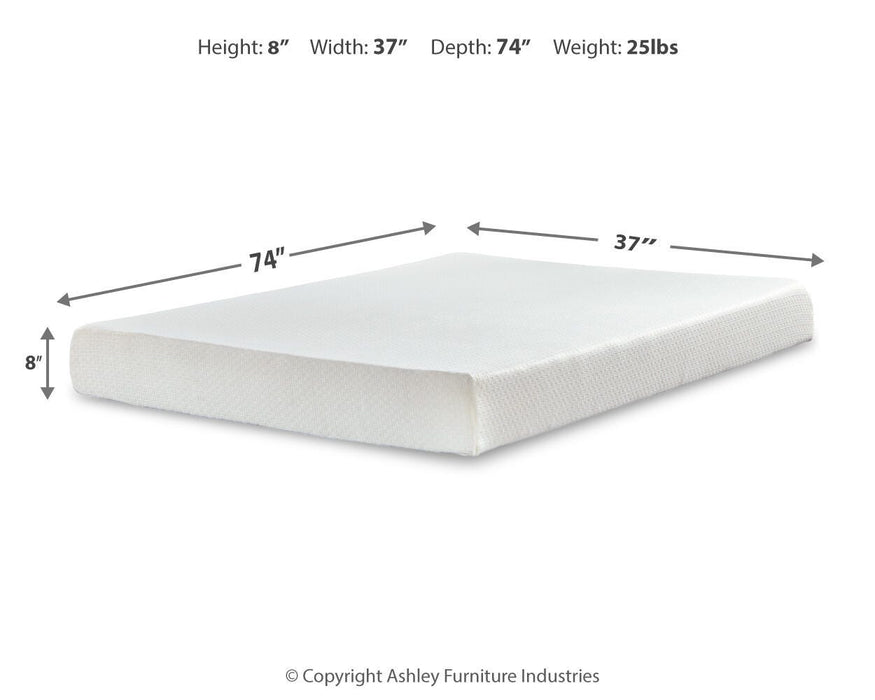 Chime 8 Inch Memory Foam Mattress in a Box - US Furniture & Mattress (Waterbury,CT)*