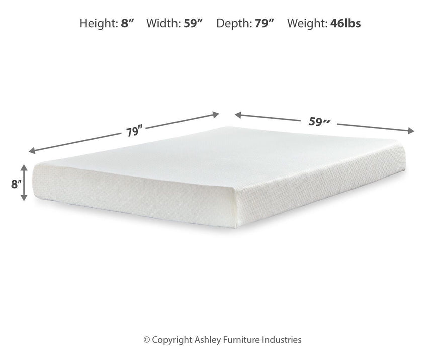 Chime 8 Inch Memory Foam Mattress in a Box - US Furniture & Mattress (Waterbury,CT)*