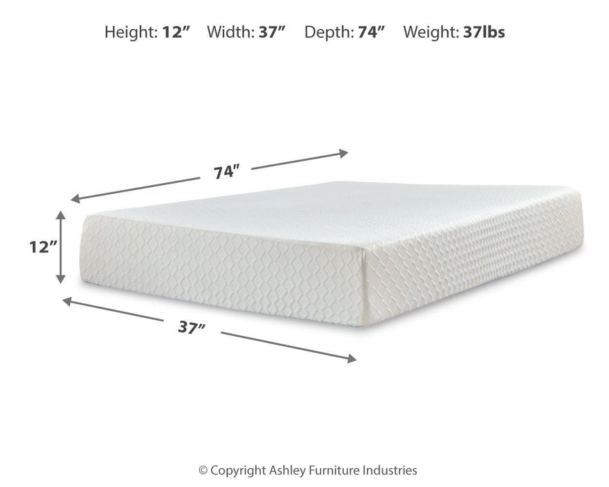 Chime 12 Inch Memory Foam Mattress in a Box - US Furniture & Mattress (Waterbury,CT)*