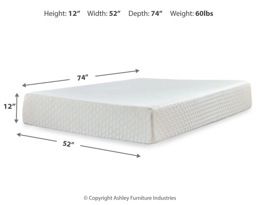 Chime 12 Inch Memory Foam Mattress in a Box - US Furniture & Mattress (Waterbury,CT)*
