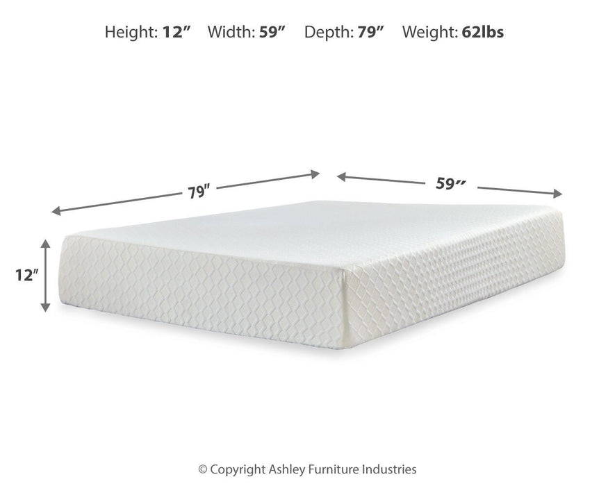 Chime 12 Inch Memory Foam Mattress in a Box - US Furniture & Mattress (Waterbury,CT)*