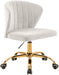 Finley Cream Velvet Office Chair image