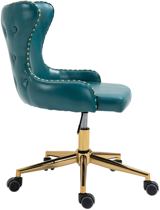 Hendrix Blue Faux Leather Office Chair