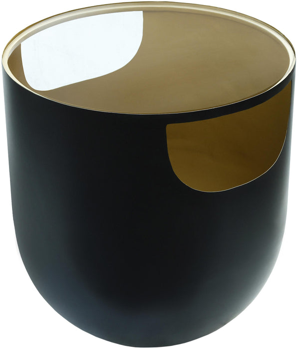 Doma Black / Gold End Table