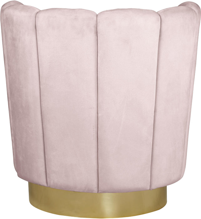 Lily Pink Velvet Accent Chair