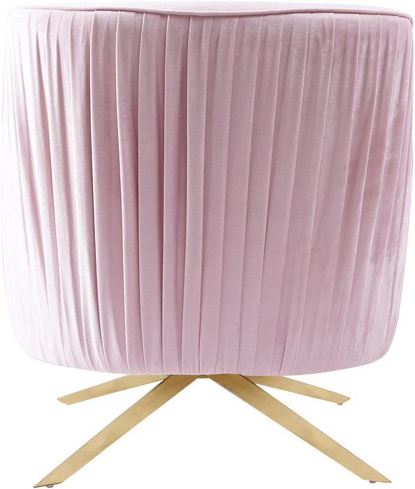 Paloma Pink Velvet Accent Chair