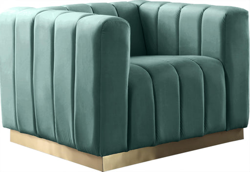 Marlon Mint Velvet Chair image