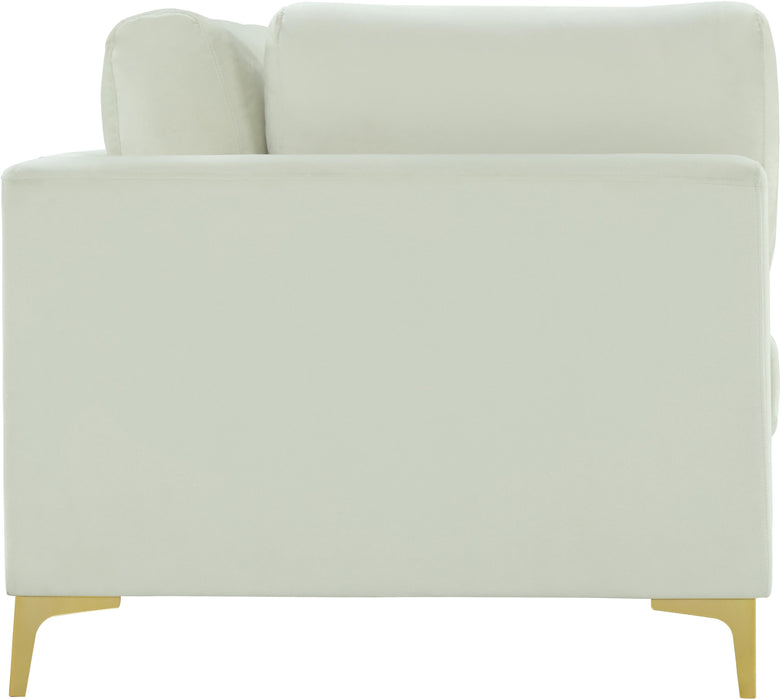 Julia Cream Velvet Modular Sofa (4 Boxes) - US Furniture & Mattress (Waterbury,CT)*