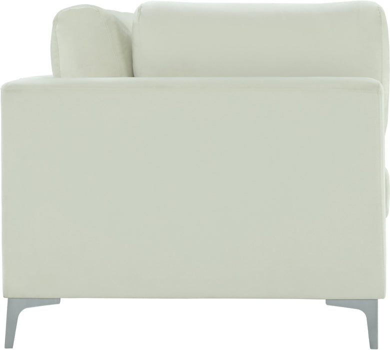 Julia Cream Velvet Modular Sofa (4 Boxes) - US Furniture & Mattress (Waterbury,CT)*