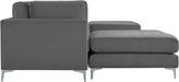 Julia Grey Velvet Modular Sectional (6 Boxes) - US Furniture & Mattress (Waterbury,CT)*