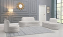 Mitzy Cream Velvet Loveseat - US Furniture & Mattress (Waterbury,CT)*