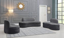 Mitzy Grey Velvet Sofa - US Furniture & Mattress (Waterbury,CT)*