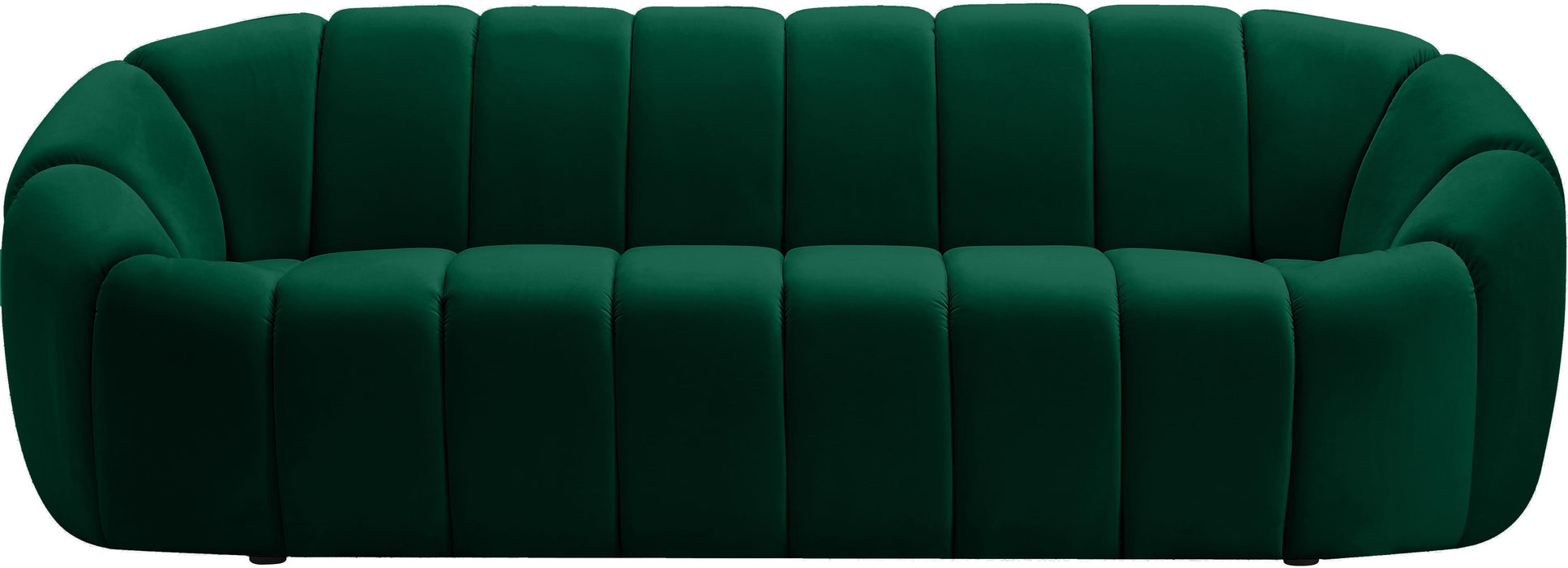 Elijah Green Velvet Sofa