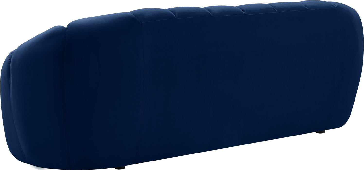 Elijah Navy Velvet Sofa