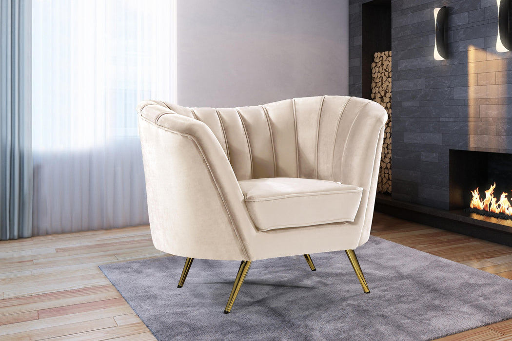 Margo Cream Velvet Chair