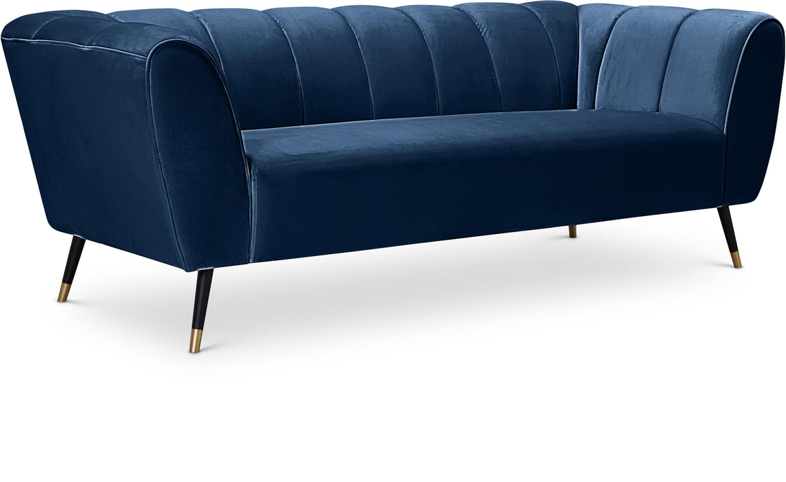 Beaumont Navy Velvet Sofa image