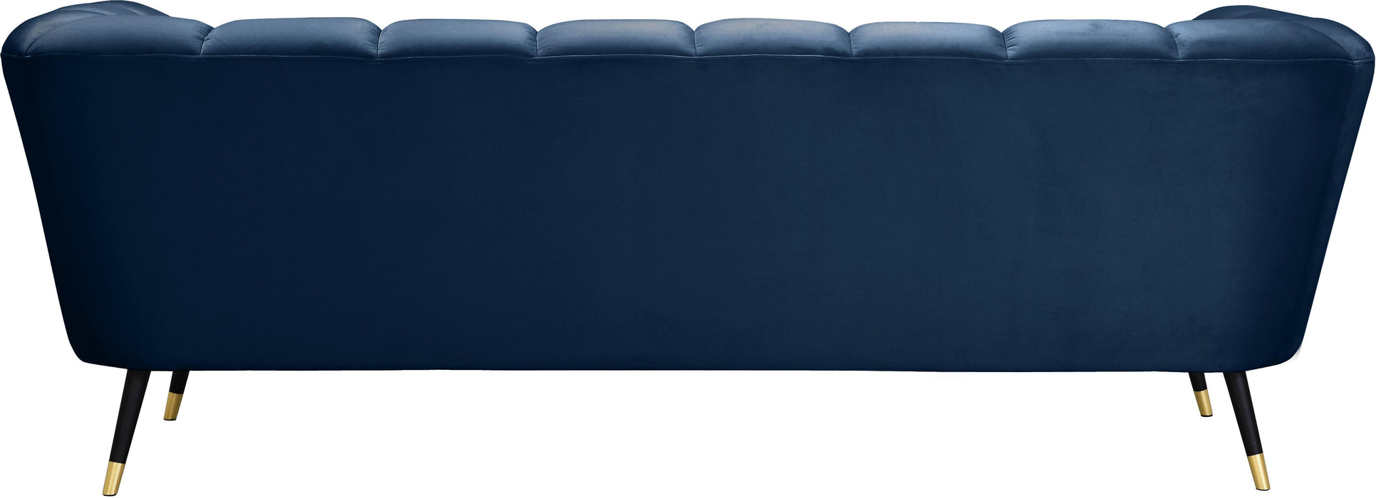 Beaumont Navy Velvet Sofa - US Furniture & Mattress (Waterbury,CT)*