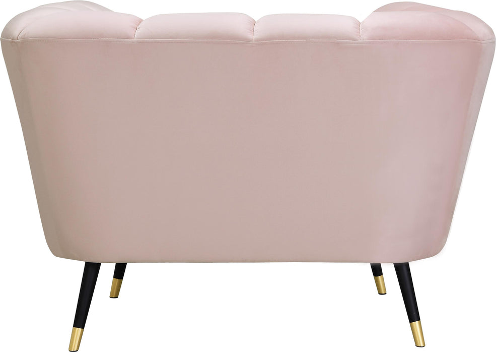 Beaumont Pink Velvet Chair