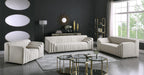 Naya Cream Velvet Sofa - US Furniture & Mattress (Waterbury,CT)*