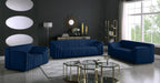 Naya Navy Velvet Sofa - US Furniture & Mattress (Waterbury,CT)*