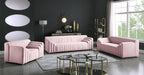 Naya Pink Velvet Loveseat - US Furniture & Mattress (Waterbury,CT)*
