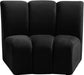 Infinity Black Velvet Modular Chair image