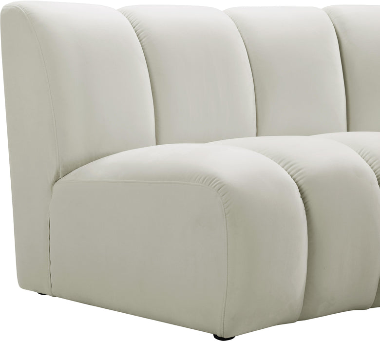 Infinity Cream Velvet 6pc. Modular Sectional - US Furniture & Mattress (Waterbury,CT)*