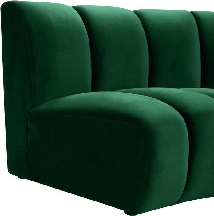 Infinity Green Velvet 2pc. Modular Sectional - US Furniture & Mattress (Waterbury,CT)*