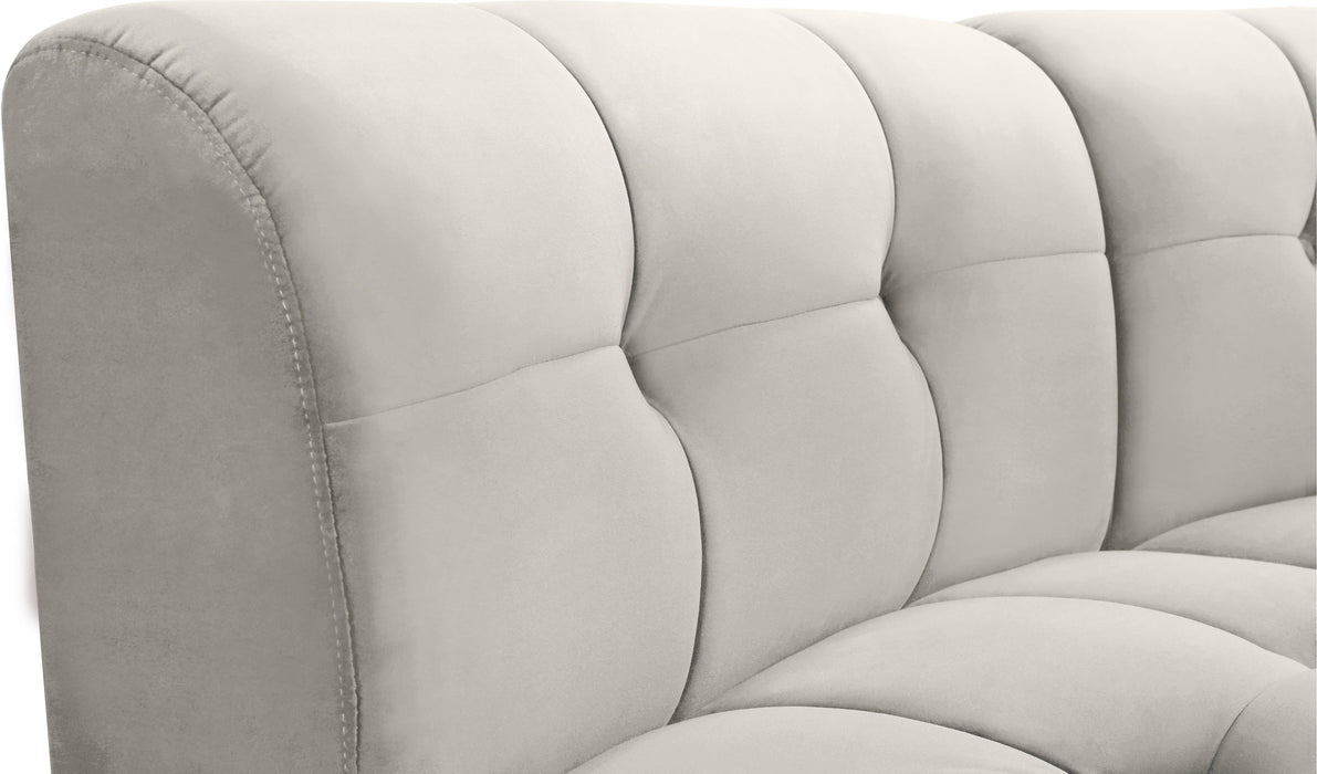 Limitless Cream Velvet 15pc. Modular Sectional