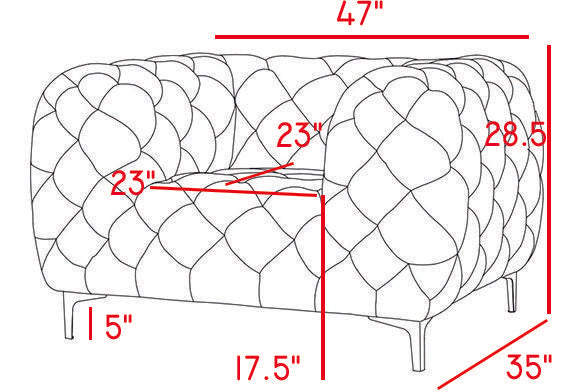 Mercer Navy Velvet Chair - US Furniture & Mattress (Waterbury,CT)*