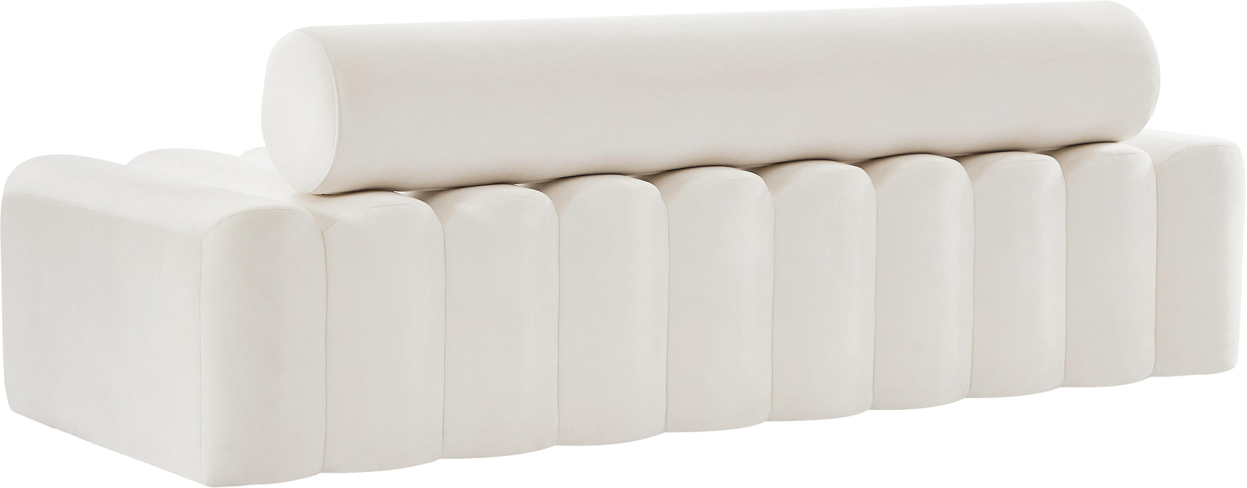 Melody Cream Velvet Sofa