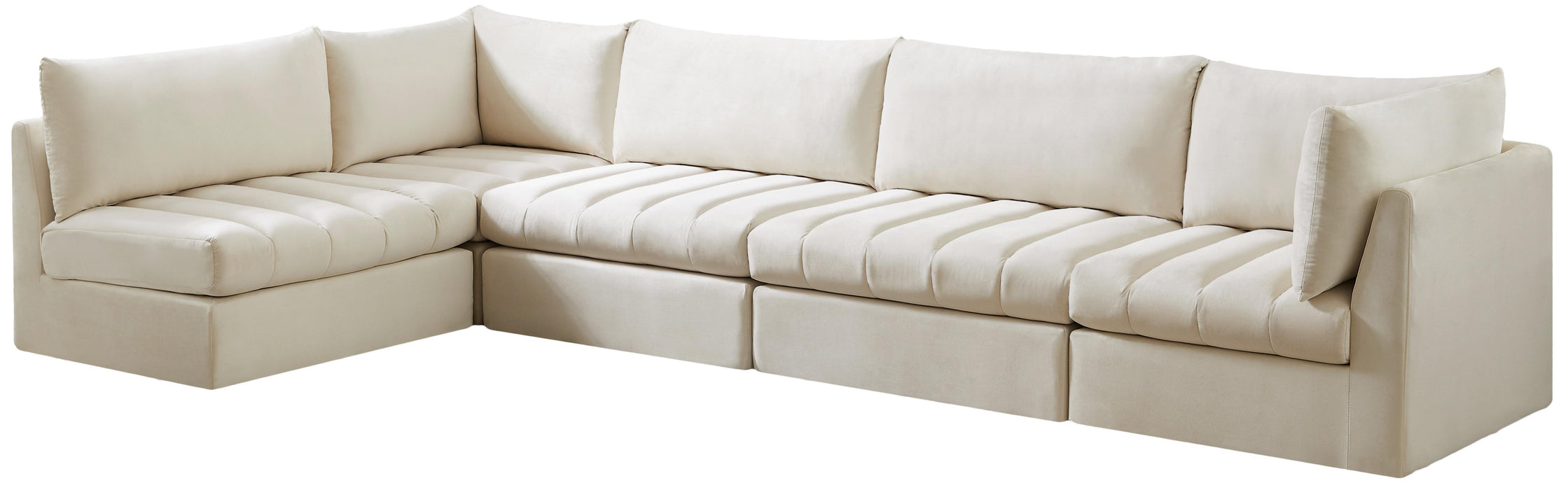 Jacob Cream Velvet Modular Sectional