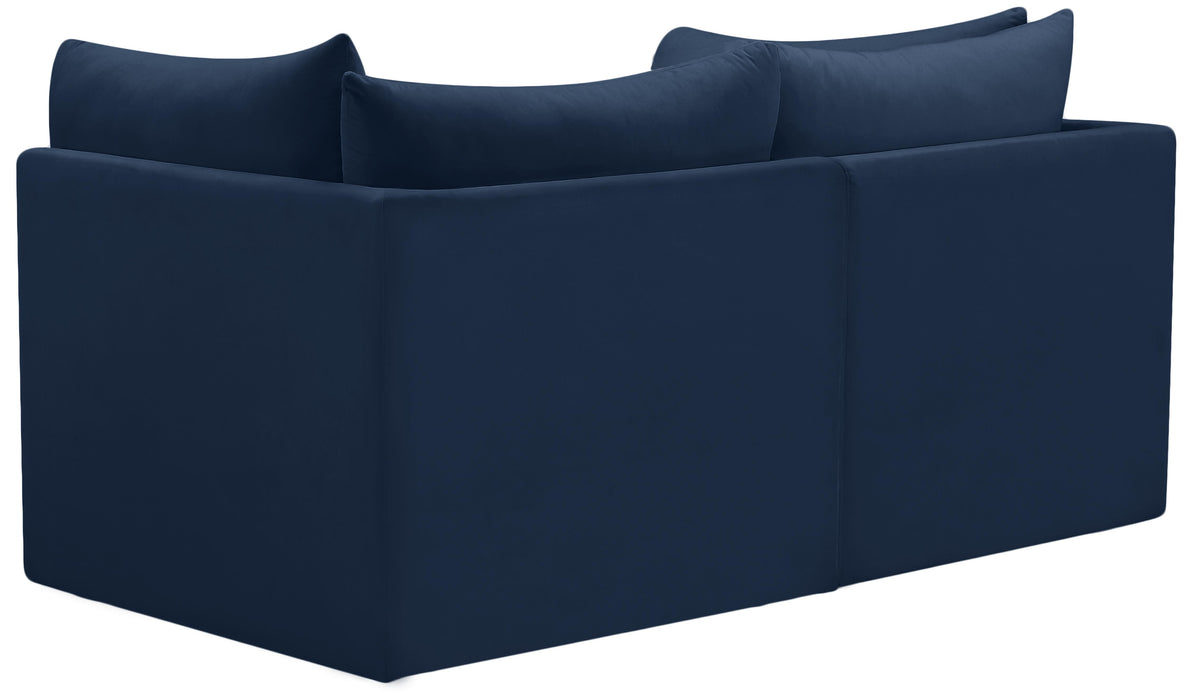 Jacob Navy Velvet Modular Sofa