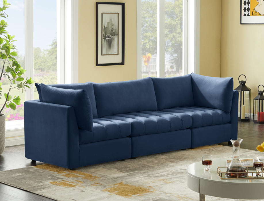 Jacob Navy Velvet Modular Sofa