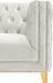 Michelle Cream Velvet Loveseat - US Furniture & Mattress (Waterbury,CT)*