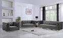 Michelle Grey Velvet Sofa - US Furniture & Mattress (Waterbury,CT)*