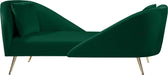 Nolan Green Velvet Chaise image