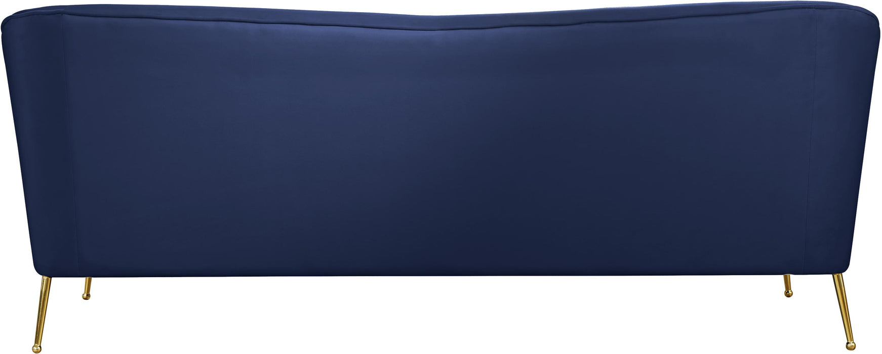 Hermosa Navy Velvet Sofa