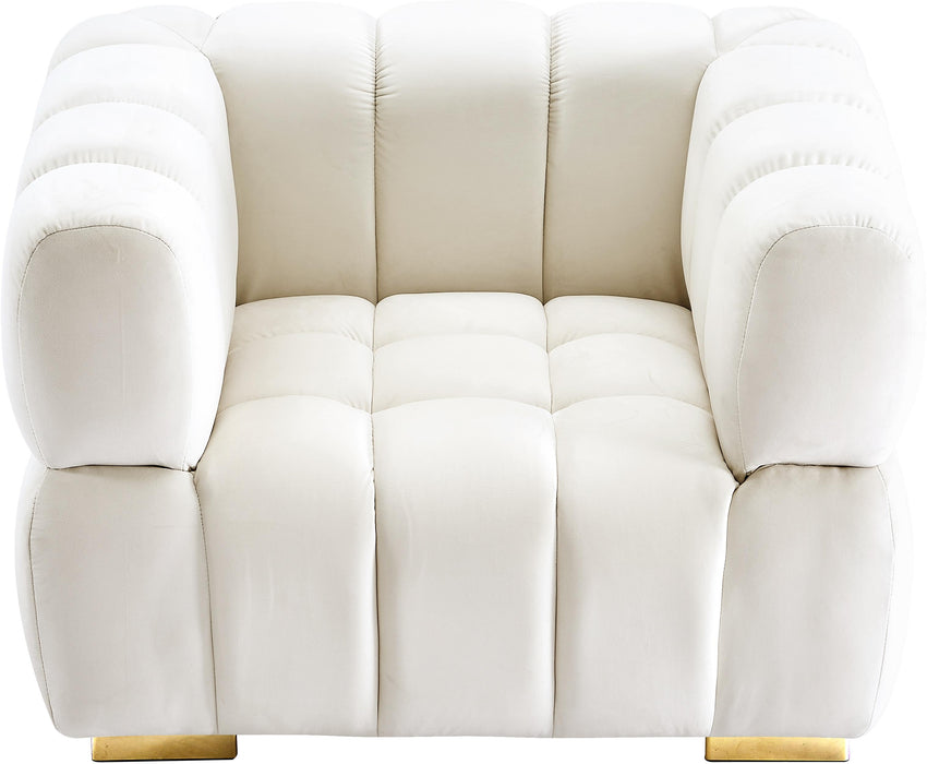 Gwen Cream Velvet Chair