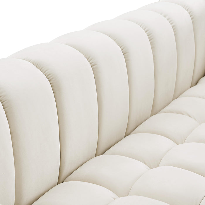 Gwen Cream Velvet Chair