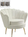 Gardenia Cream Velvet Chair image