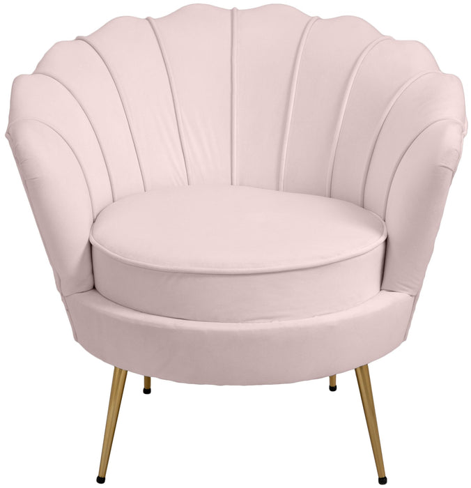 Gardenia Pink Velvet Chair